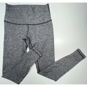 Lululemon Womens T30416 Grey Space Dye Leggings Size 10. Full Length
